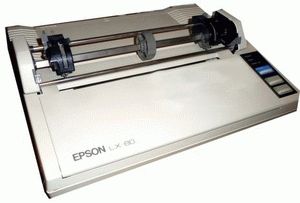 ремонт принтера EPSON LX-80