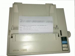 ремонт принтера EPSON LX-800